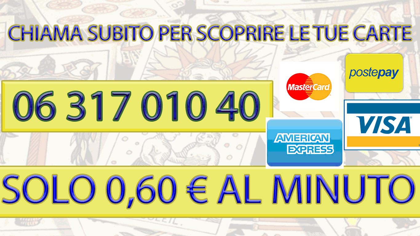 Cartomanzia al telefono con carta di credito